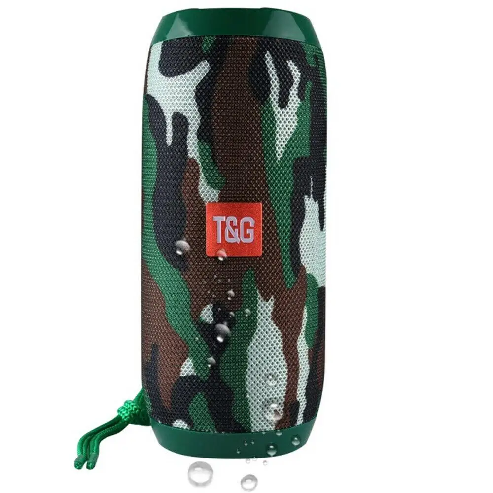 Bluetooth 4,1 до 10 м TG117 громкий Bluetooth динамик колонка двойной бас звук беспроводной водонепроницаемый открытый стерео бас USB/TF/FM