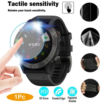 

1pc Full Cover Clear Soft PET HD Screen Protector Film For GARMIN FENIX 6 Pro for Smart watch accessories watch case Cover film