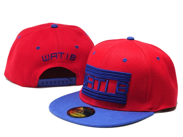 Новинка,, недорогие кепки WATIB snapback, черные, красные, белые, вати B, хип-хоп, мужские и женские дизайнерские бейсболки - Цвет: color 3