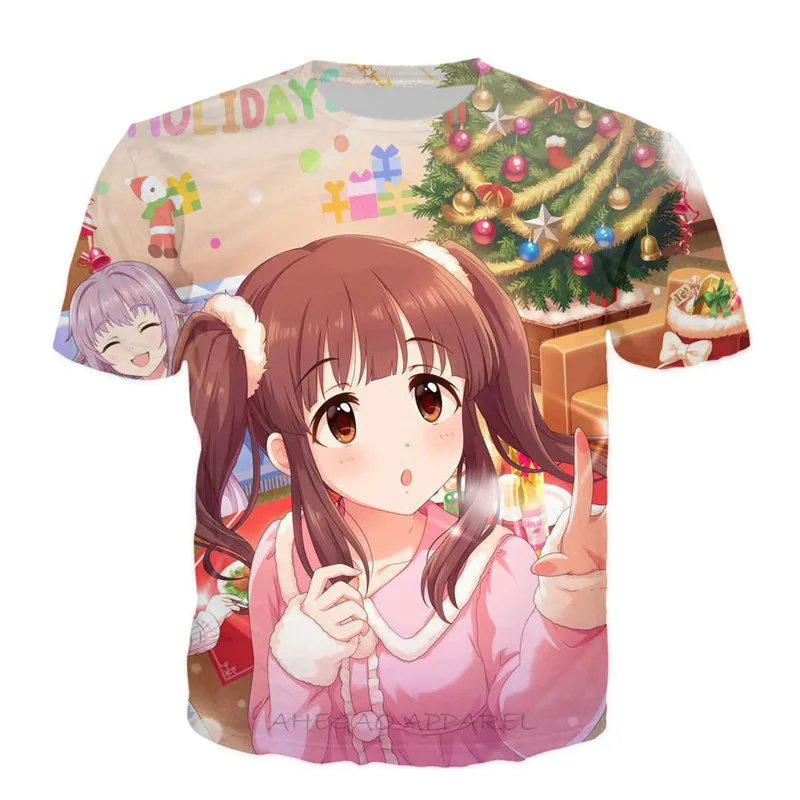 8 Повседневная футболка для девочек с аниме Kawaii забавная летняя футболка с короткими рукавами хипстер хип хоп Уличная Harajuku студенческие классические топы 90s - Цвет: 8