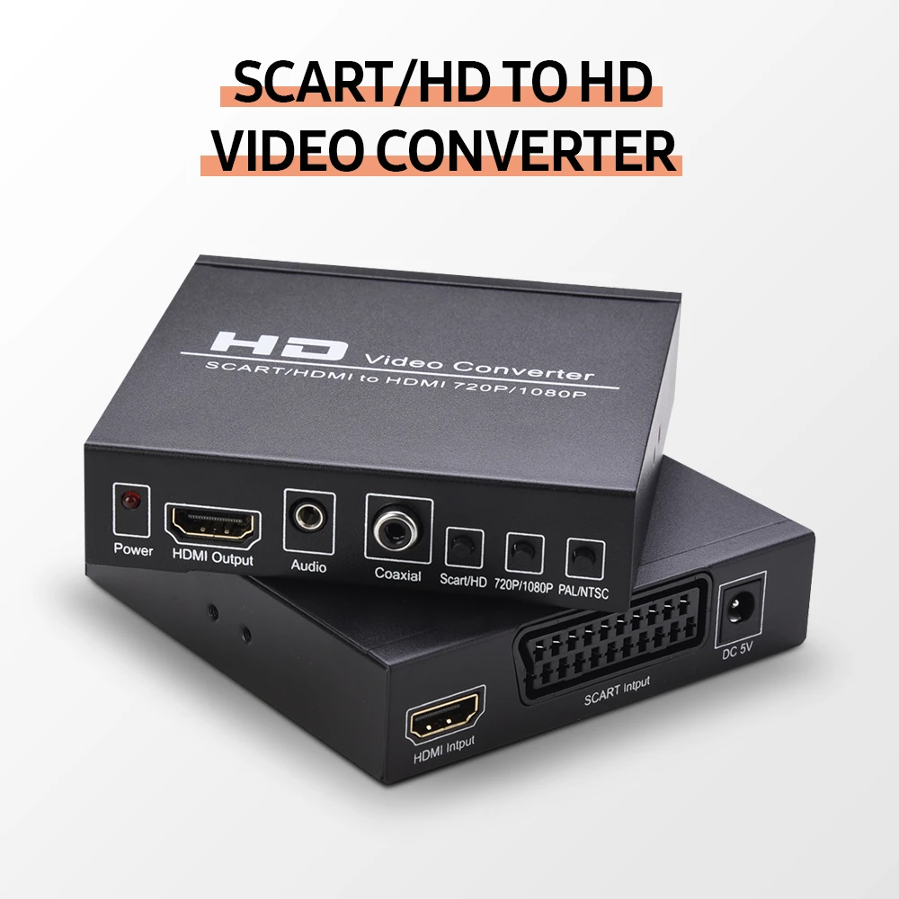 shutter surface Baron Scart/hd To Hd Video Converter Support 720p/1080p Switch Pal/ntsc Switch  Scart Hd Input Hd 3.5mm Audio Coaxial Output - Kvm Switches - AliExpress