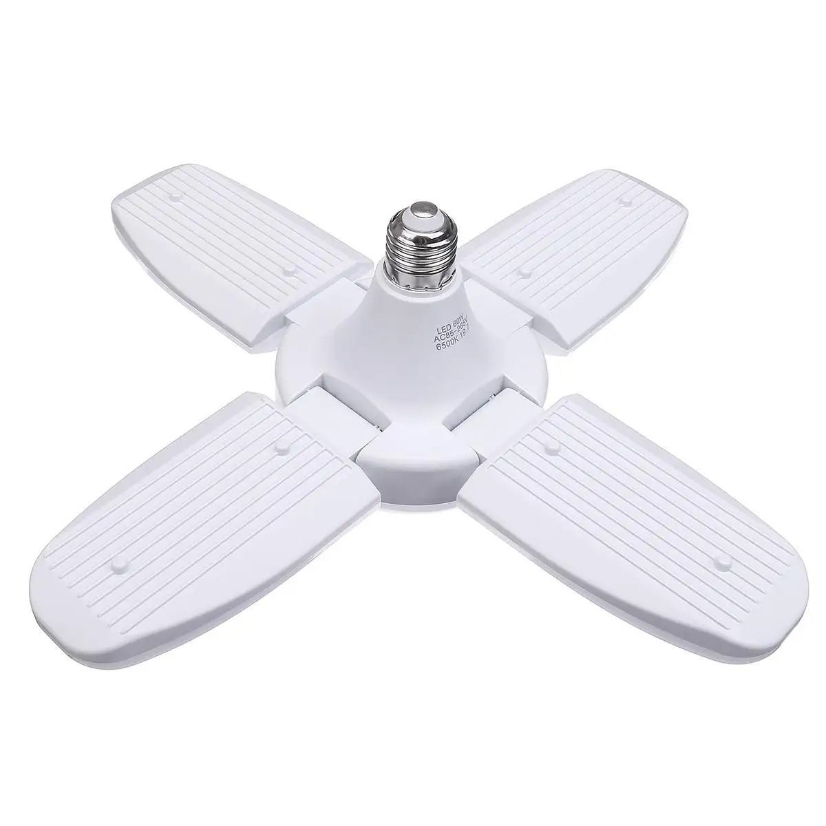 

AC220V 60W E27 LED Garage Shop Light Adjustable E26 LED Deformable Garage Shop Light Bulb for Warehouse Basement