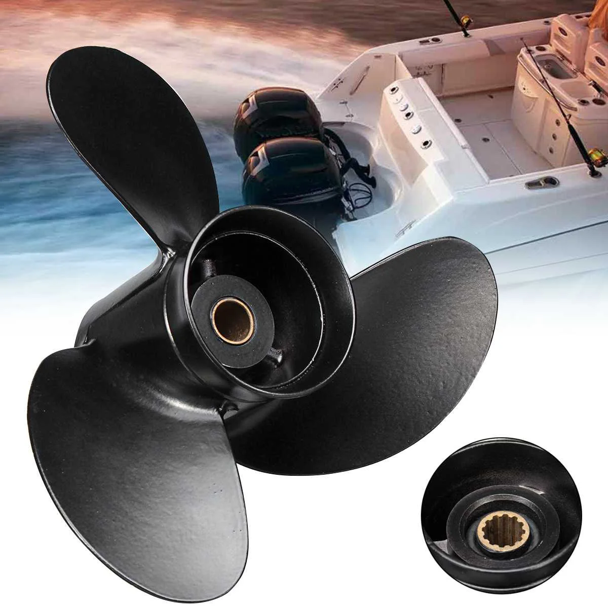 1* лодочный подвесной пропеллер 3B2W64517-1 8,5X9 алюминиевый для Hatsun Nissan-Mercury