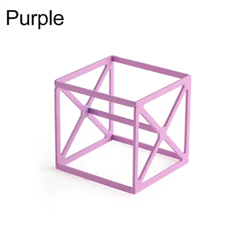 purple AMEIZII Rubik's Cube Puff Rack косметический держатель дисплей капли воды различные затяжки полка губка сушильная подставка держатель макияж инструмент - Цвет: purple