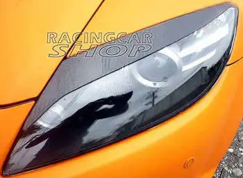 

REAL CARBON FIBER HEADLIGHT EYELIDS/EYEBROWS for MAZDA RX-8 SE3P 04-08 T041E