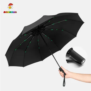 

2020 New Big Umbrella Men Business Style 105cm Automatic Rain 10K Parasol Windproof Waterproof Travel Large Golf Umbrellas