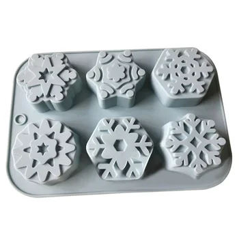 

DIY Handmade 6 Holes Small Soap Molds Flower Shaped Silicone Mould Candle Cake Baking Soap Moulds Recycle Floral Bake Mold