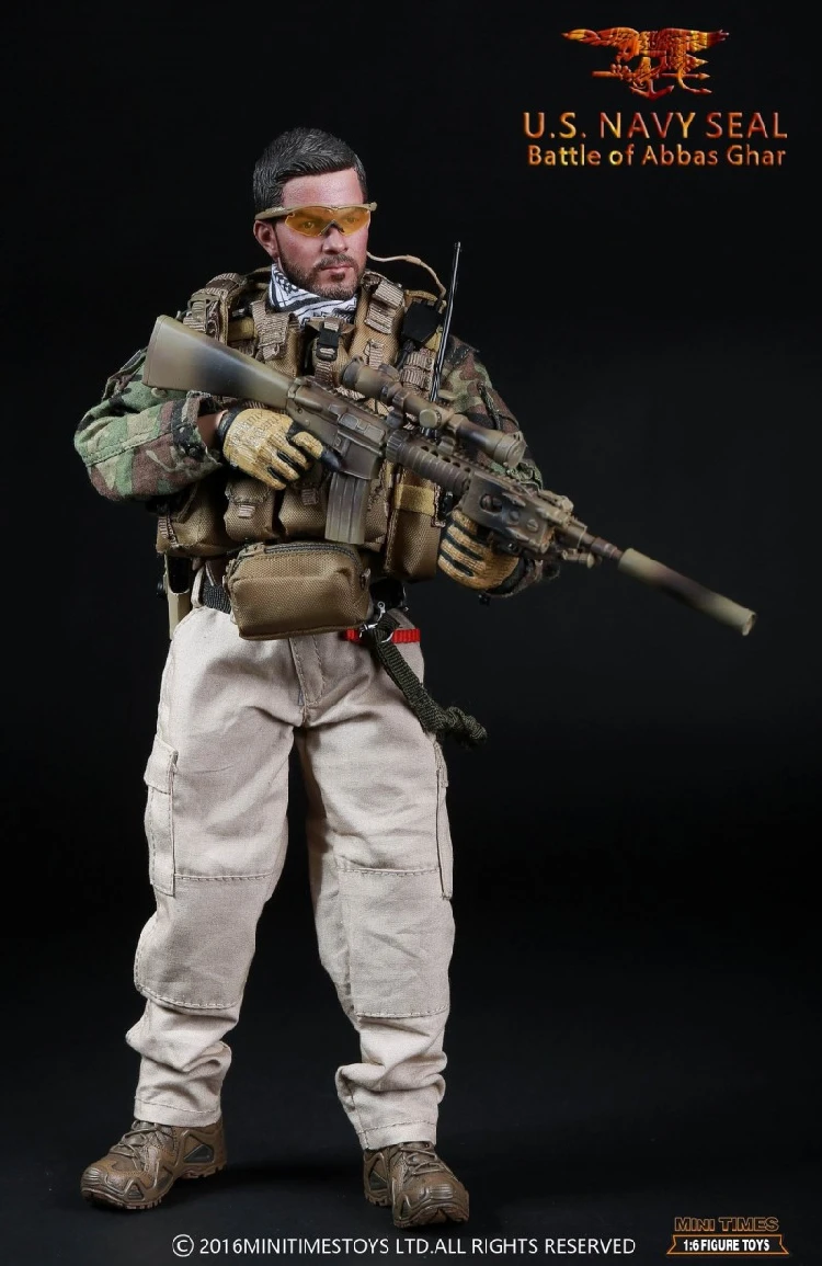 Игрушки Mini Times MT-M005 американский морской пломб битва Аббаса Гара 1/6 фигурка