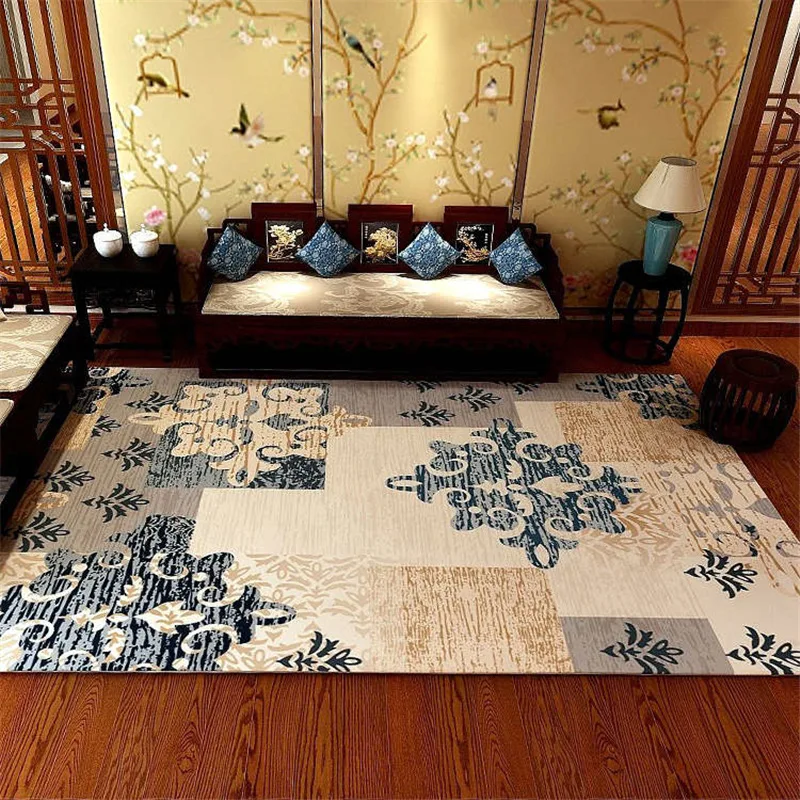 Retro Geometric Living Room Large Carpets Bedroom Study Bedside Area Rug Modern luxury Home Decor Sofa Chair Floor Mat dywan | Дом и сад