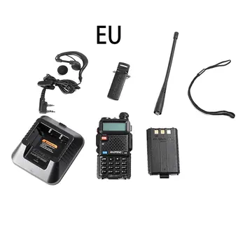 

Wireless Handheld Walkie-talkie UV5R with Headphones Professional Walkie-talkie High-power Wireless Civilian
