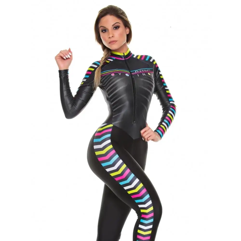 Camisa de Ciclismo Terno para Mulheres Team Skinsuit Triathlon Jumpsuit Maillot Ciclismo Ropa Hombre Manga Longa Definir Gel02 2020 Pro