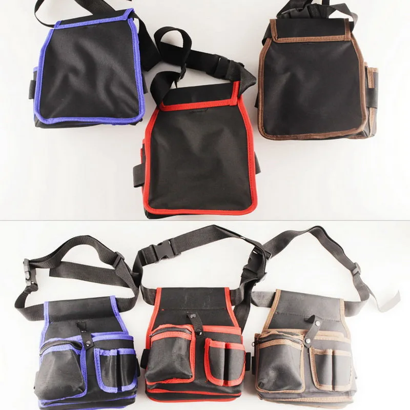 Belt Waist Pocket Case High Capacity Tool Bag Waist Pockets Electrician Tool Bag Oganizer Carrying Pouch Tools Bag plumbers tool bag