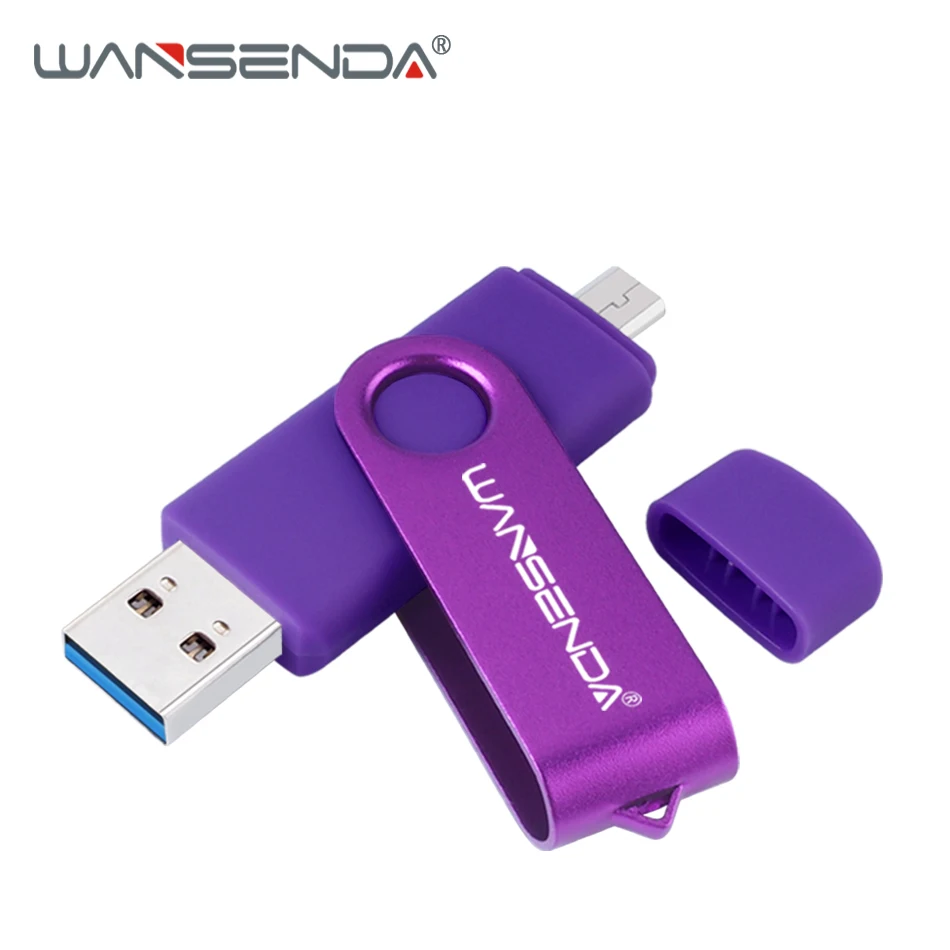 WANSENDA высокоскоростной USB флеш накопитель OTG 256 ГБ 128 Usb флешка 3 0 64 32 16 для