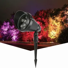 9 Вт светодиодный световой поток потока в газонный садовый светильник освещение вилла дерево свет