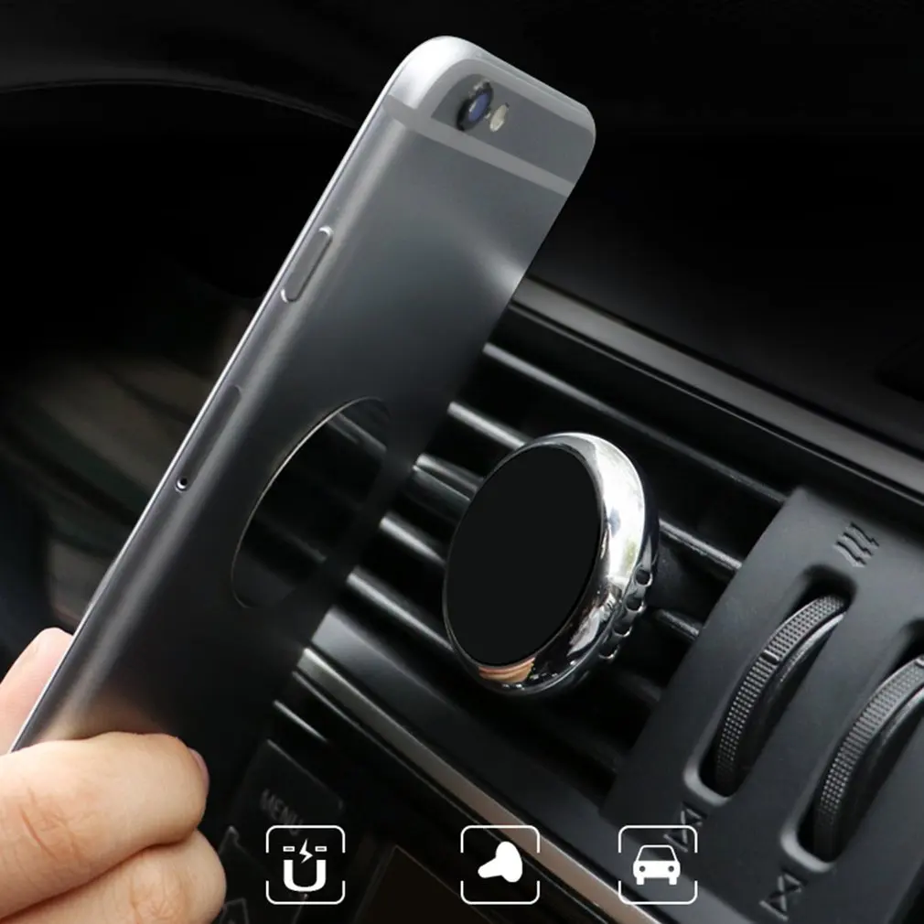 Магнитный держатель для телефона Xiaomi Pocophone F1 huawei Автомобильный gps крепление на вентиляционное отверстие магнитный держатель для сотового телефона для iPhone 7 samsung