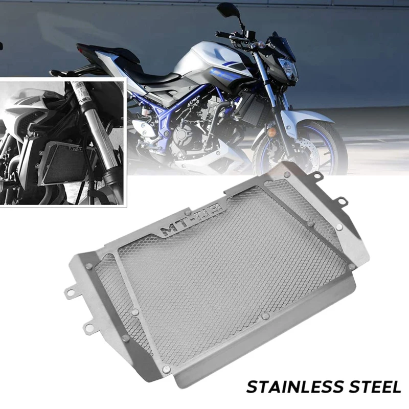 Мотоциклетные Запчасти для Yamaha MT-03 MT03 MT 03- решетка радиатора Защитная крышка протектор FZ 03 MT 03 MT03