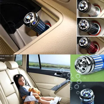 

12V Car Air Purifier Universal Mini Auto Car Fresh Air Anion Ionic Purifier Oxygen Bar Ozone Ionizer Cleaner Air Humidifier