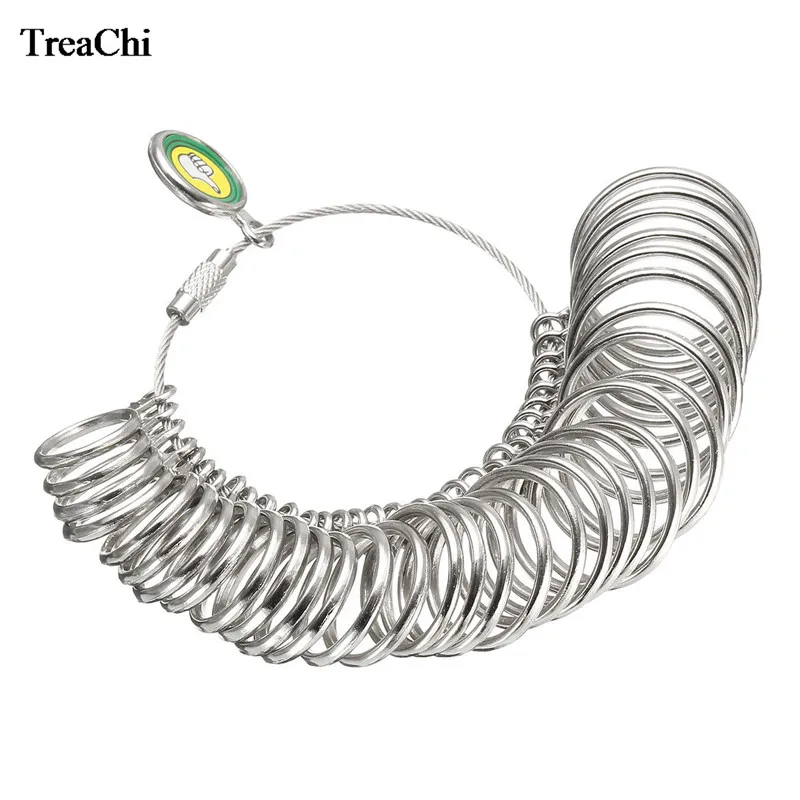 Useful Standard Jewelry Tool Silver Color Ring Size 33 Different Sizes  Metal Ring Measuring Tool Finger