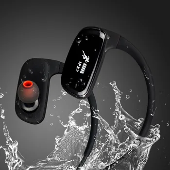 

Waterproof Bluetooth headset sports Bluetooth headset neck mounted for swimming