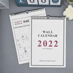 Calendrier mural 2022, planificateur mensuel, Agenda mural, organisateur quotidien, rappel de Dates de bureau 