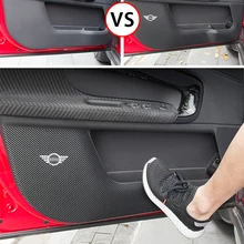 Защитная накладка на дверную панель автомобиля, украшение интерьера, устойчивый к царапинам коврик для BMW MINI Cooper S F54 F55 F56 R56 R60, автомобильный Стайлинг