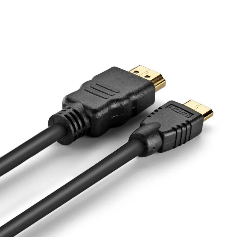 3 метра Mini-HDMI Male 1080p кабель 1.3a type A-C HD позолоченный 3D кабель для HDTV Splitter