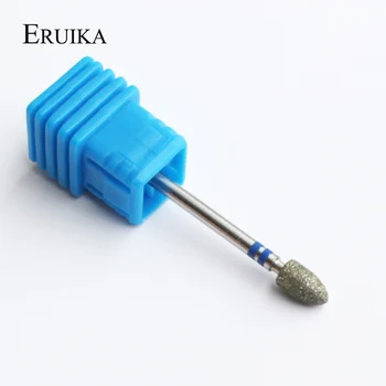 

ERUIKA 1PC Diamond Burr Nail Drill Bit Electric Manicure Machine Accessory Nail File Nail Art Tools Milling Cutter Bit