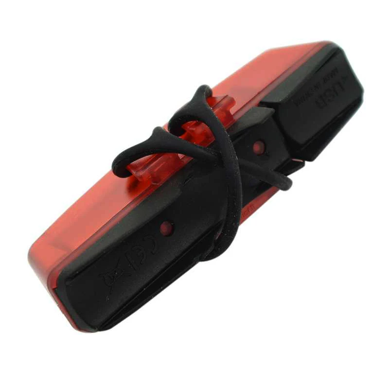 USB Перезаряжаемый велосипедный задний светильник COB светодиодный задние фонари велосипеда 6 режимов водонепроницаемый Предупреждение Красный отражатель задний светильник