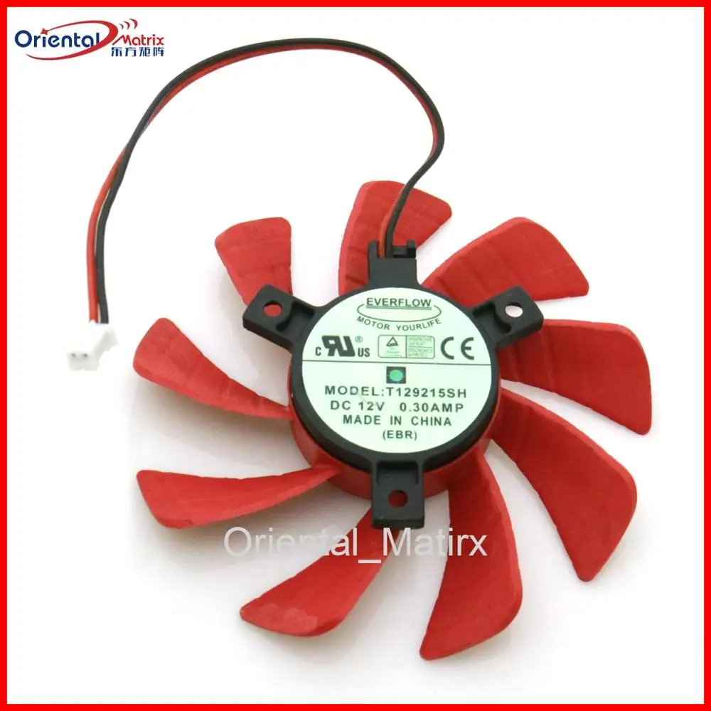 

Free Shipping T129215SH 12V 0.30A 85mm 39x39x39mm For ZOTAC Graphics Card Cooling Fan 2Wire 2Pin