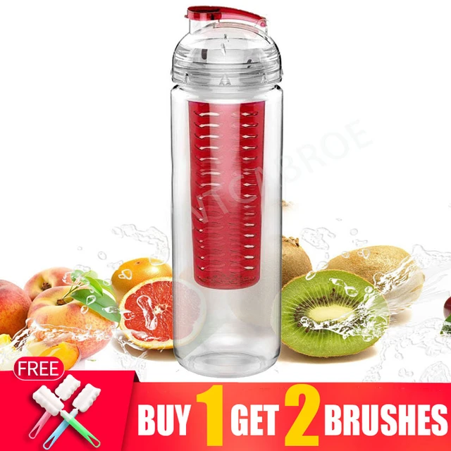 Water Bottle Fruit Infuser Straw  Water Bottle Fruit Infuser 700ml - 700ml  Water - Aliexpress