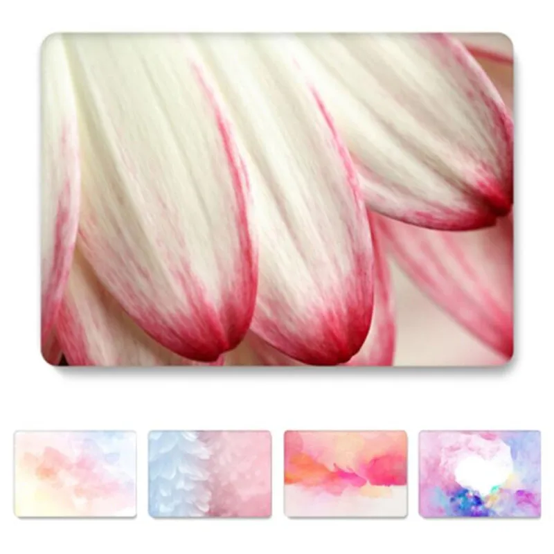 

For Macbook Air 13 Case Floral Fashion Clear Transparent Laptop Cover for Apple Mac book 13.3 inch A1466 A1369 A1932 2018 Case
