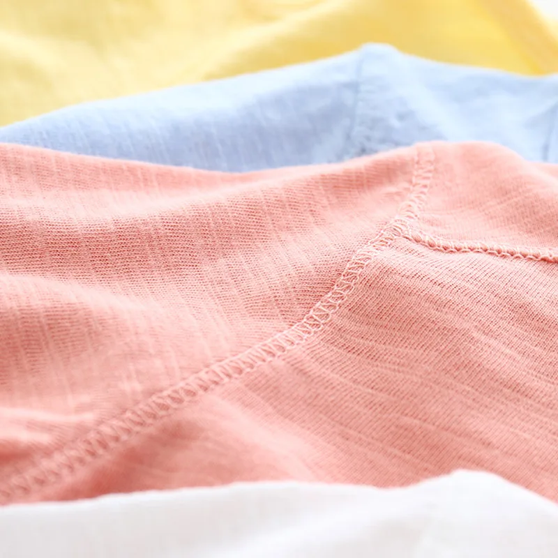 Children's Long Sleeve T-Shirt 2-8 9 10 Years For Boys Pullover Tops Autumn Soft Cotton Solid Color children t shirt boys blouse shirt