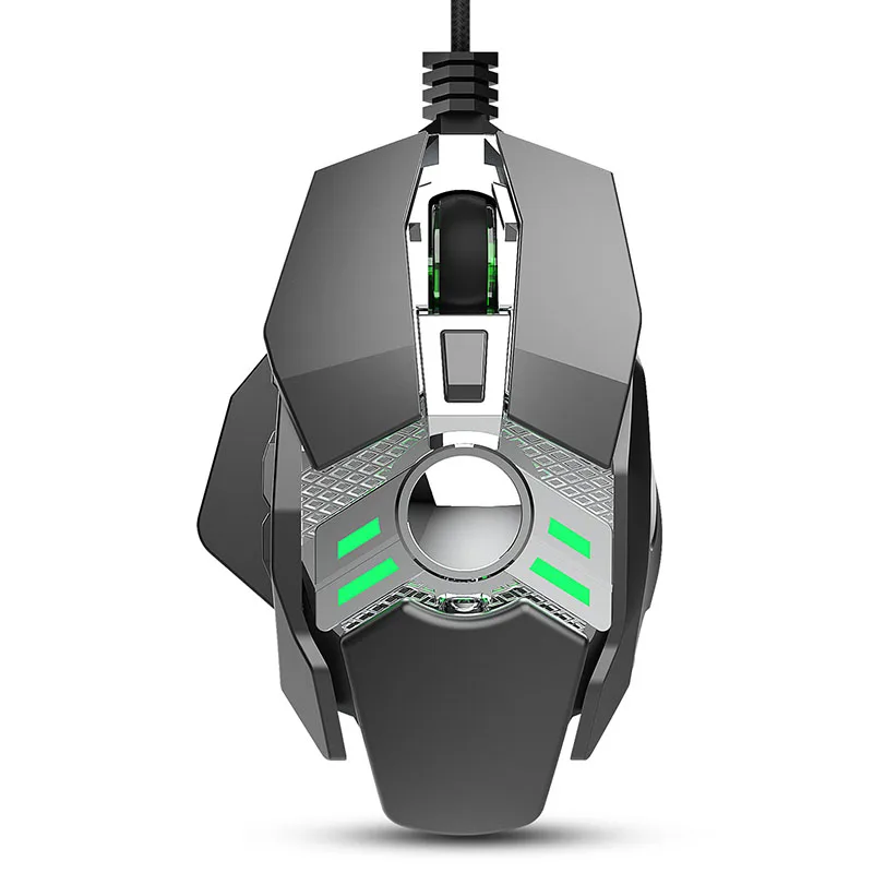 Горячая Проводная игровая мышь 6400 dpi 7Key программируемые геймерские мыши с подсветкой для портативных ПК для DOY