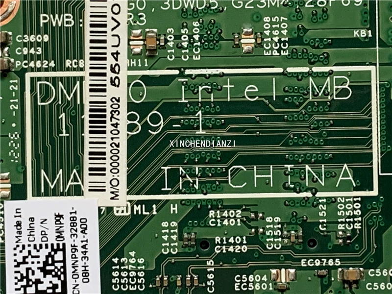 For Dell Inspiron 5423 PC Laptop Motherboard CN-0MNP9F 0MNP9F MNP9F w I3-3217U CPU w HD7570M/1GB DMB40 11289-1 Mainboard good motherboard for pc