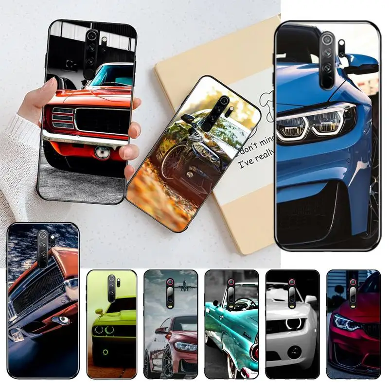 YJZFDYRM Hot best Sports car Black Cell Phone Case for Redmi Note 9 8 8T 8A 7 6 6A Go Pro Max K20 | Мобильные телефоны и
