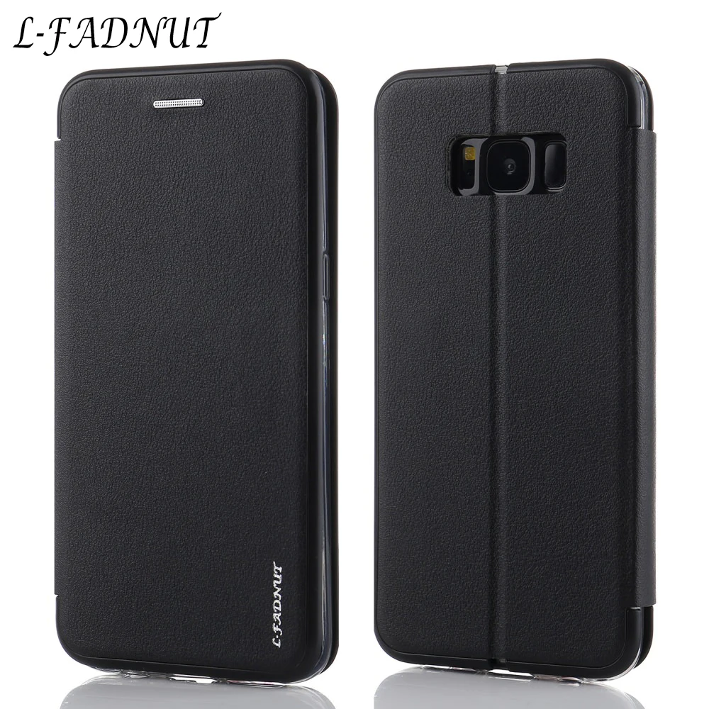 L FADNUT Роскошный кошелек флип чехол для телефона samsung Galaxy S8 S6 S7 Edge Глянцевая