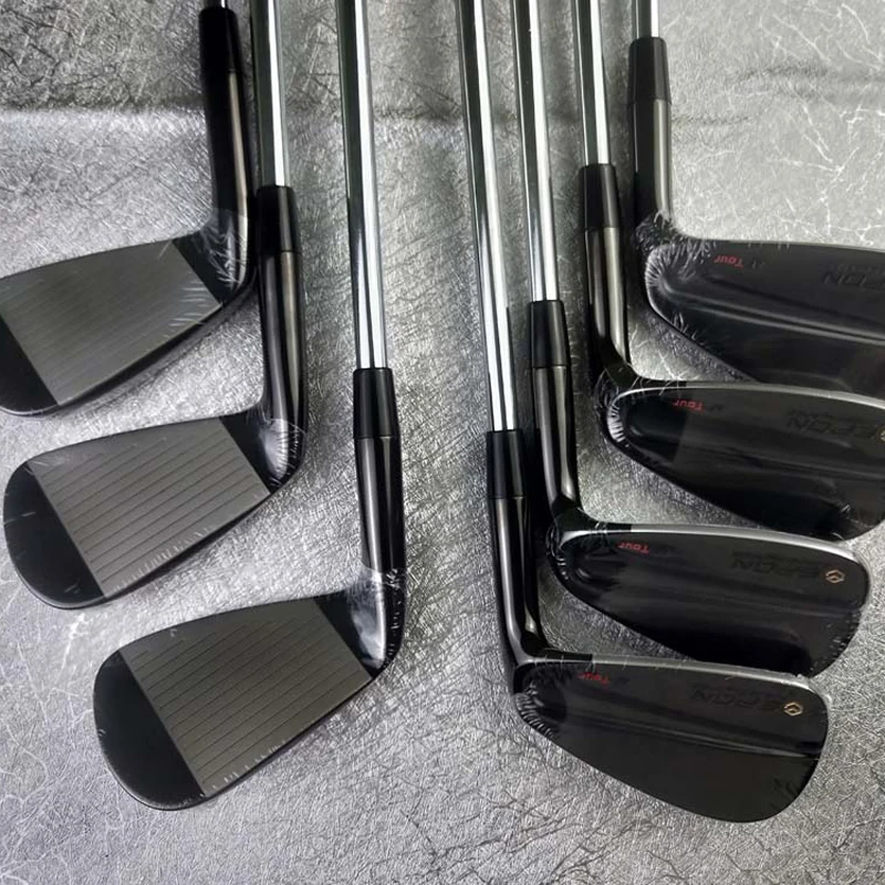 E-PON TOUR MB клюшки для гольфа черные клюшки для гольфа кованые железные 4-P Набор из 7 штук R/S с крышкой на голову