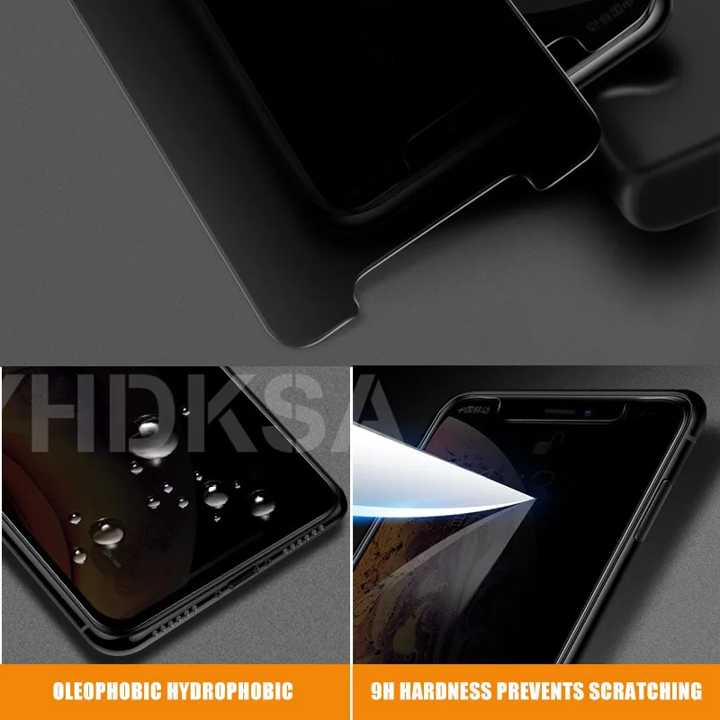 Защитное закаленное стекло 9H для защиты экрана iPhone X XR XS MAX 5 5S SE для iPhone 7 6 6S 8 Plus