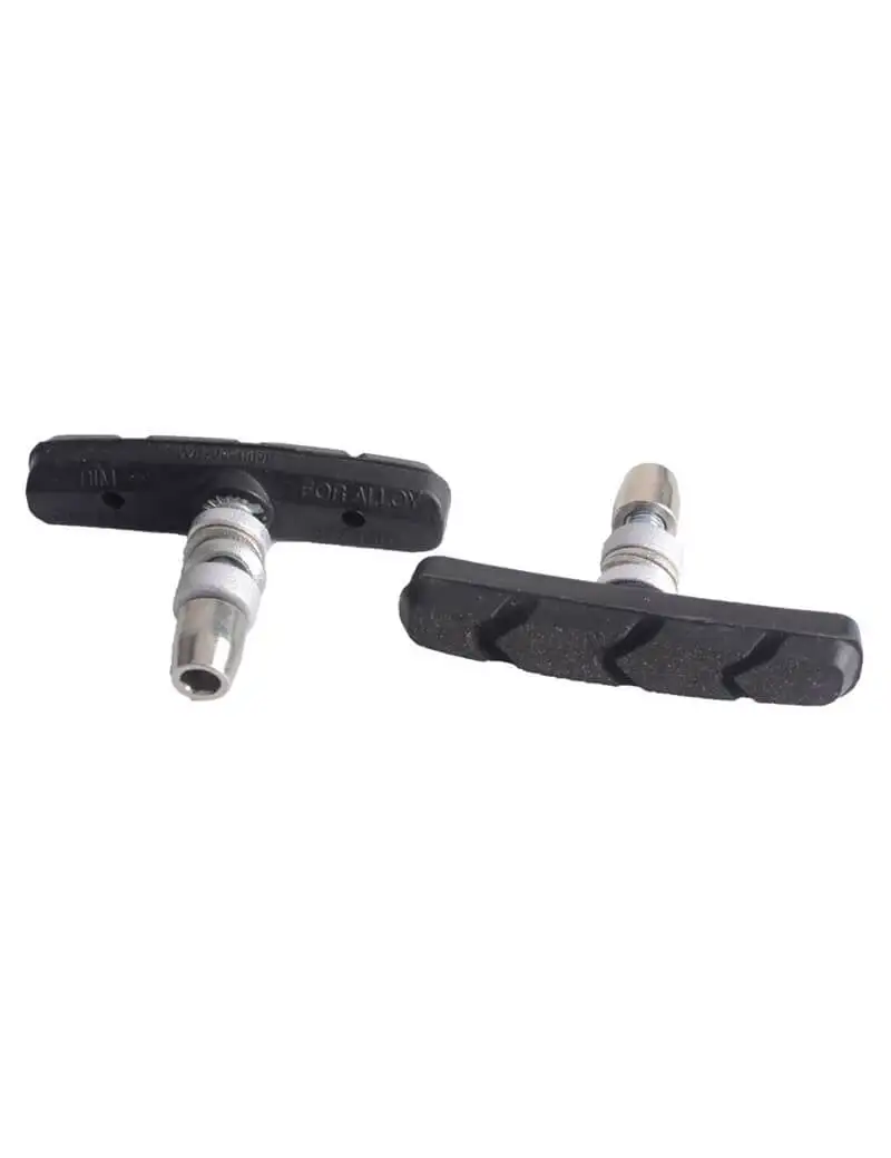 

ZTTO Road Bicycle Braking V-Brake Pads Blocks Holders 65mm 1 Pair Suitable for Steel Alloy and Alumimum Rims