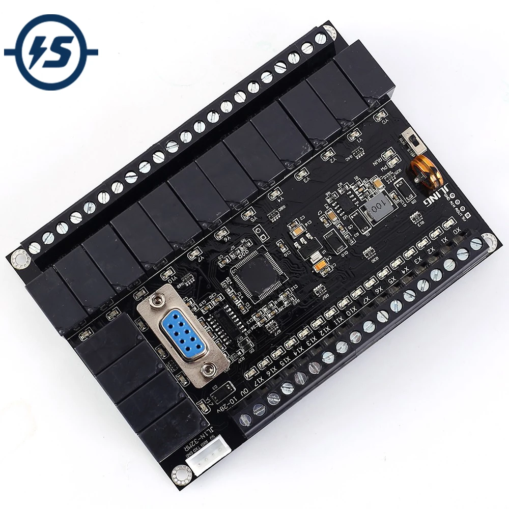 FX1N 32MR PLC модуль платы реле RS232/TTL DC 10 28V 5A программируемая промышленная панель