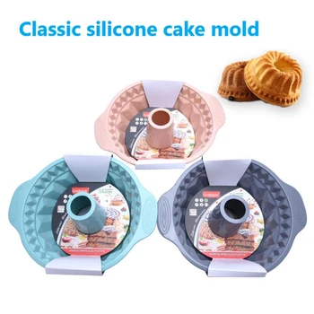 

3 Colors Silicone Mousse Cake Mold High Temperature Cake Baking Pan DIY Baking Cake Tool Model Kitchen Accessories