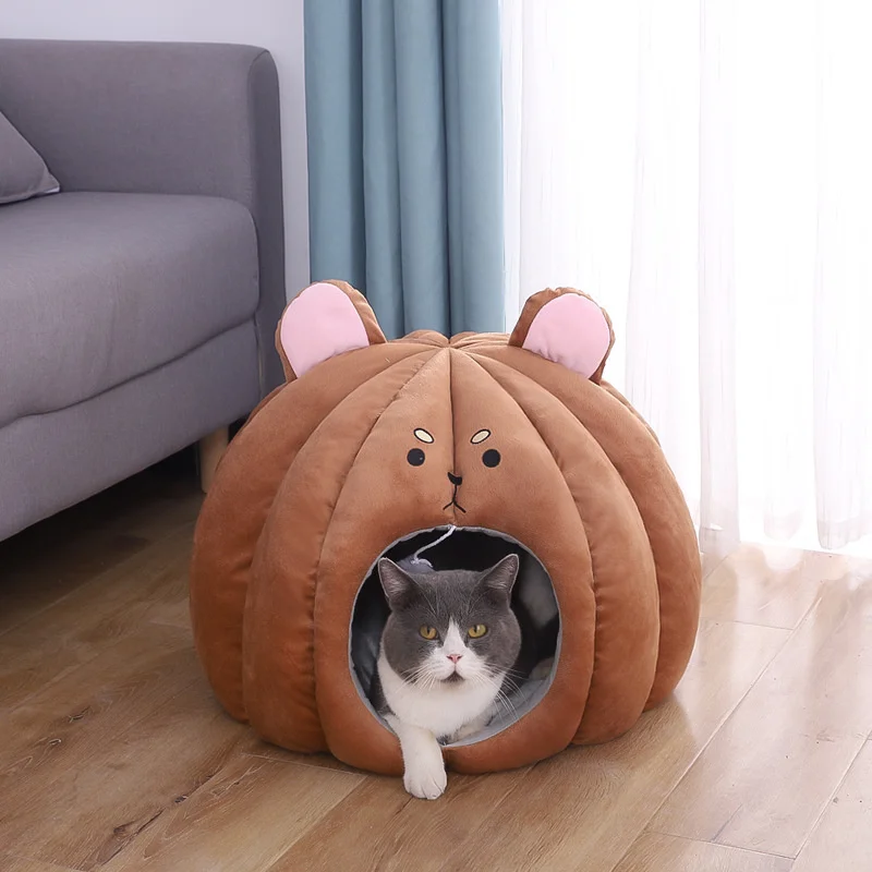 

New winter cute cat supplies cat house cat litter closed cat litter cat litter kennel keep warm