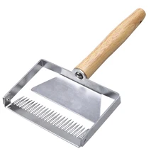 2 шт вилка для распечатывания медовых сот гребень деревянная ручка скребок Инструмент иглы редкий пчелиный улей Лопата пчеловодство оборудование для пчеловодства