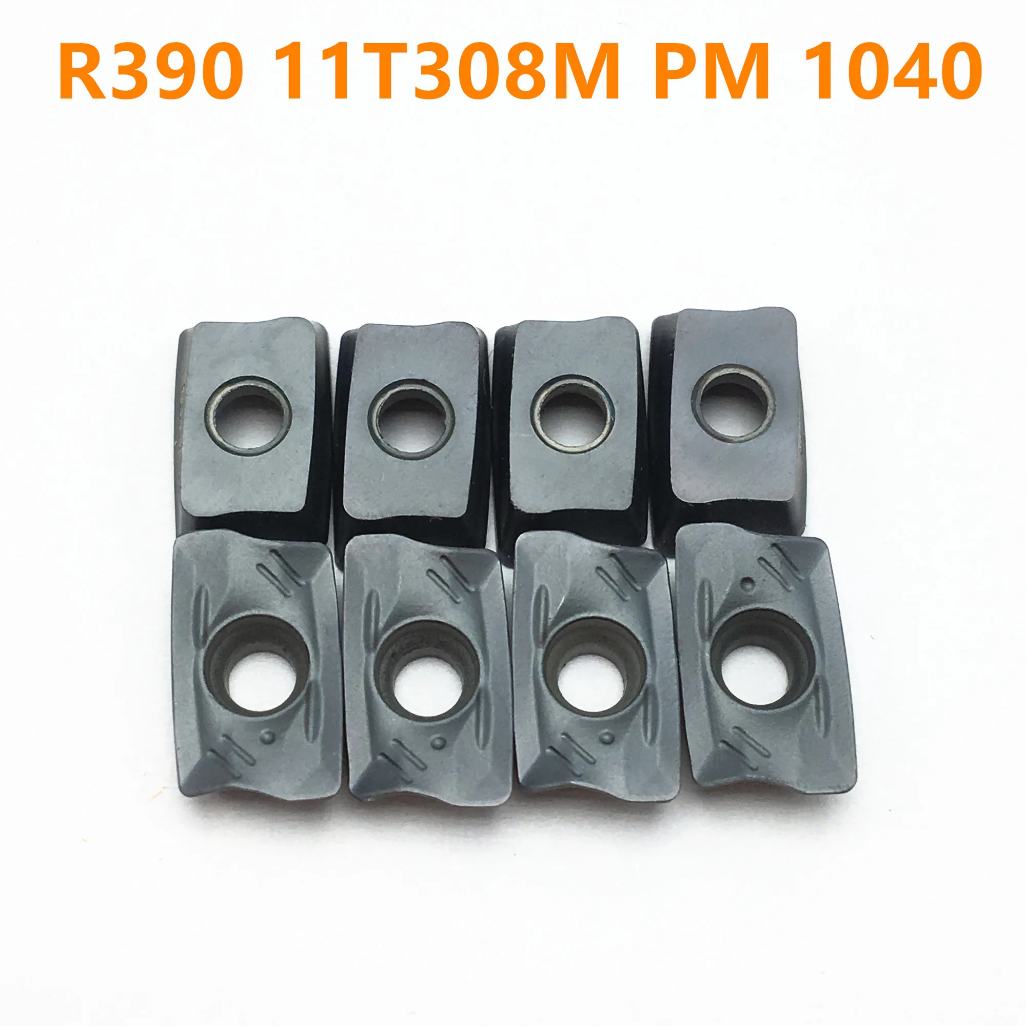 

R390 11T308M PM 1040 Carbide Insert for Indexable Face Milling CNC Milling Machine Tool R39011T308M