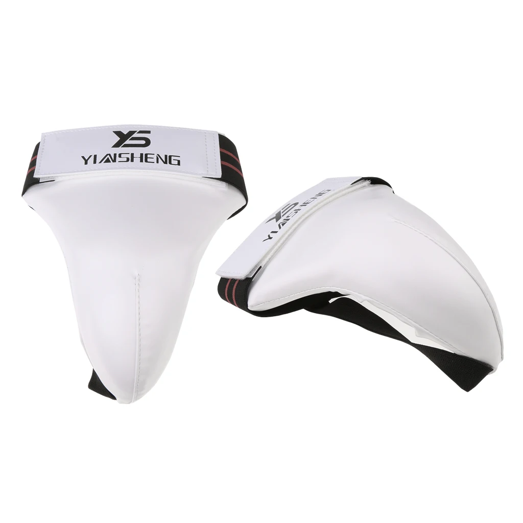 2xGroin Guard Mens Karate Groin Protector MMA Cup Cricket Box Jockstrap Part Groin Guards for Outdoor Sports