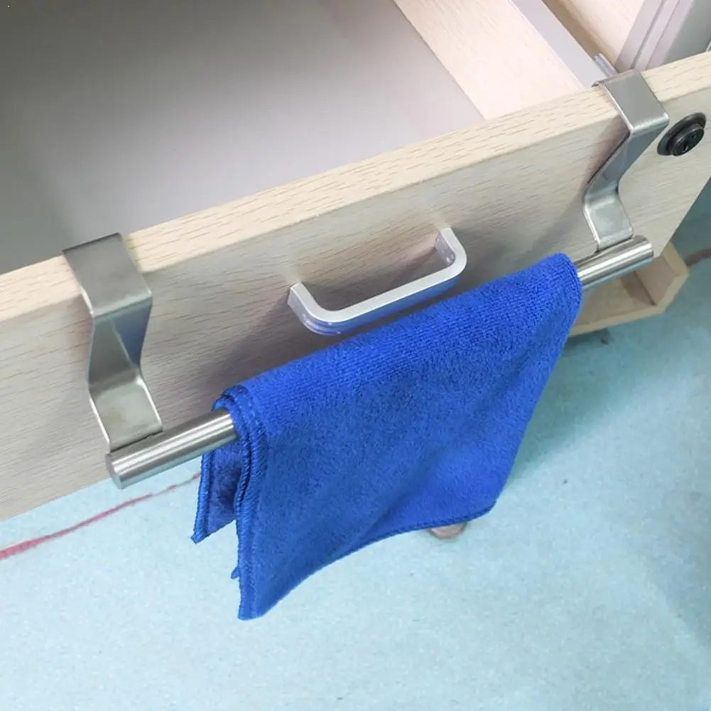 1pc Steel Bathroom Towel Stand Rack Kitchen Sundries Cabinet Door Shelf Cupboard Storage Hanging Chest Hanger M6I6 | Обустройство