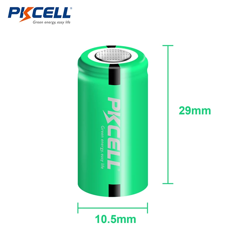 10pcs 2/3 Aaa Battery 400mah 1.2v Nimh 2 3 Aaa Rechargeable Batteries Flat  Top For Solar Light Toys - Rechargeable Batteries - AliExpress