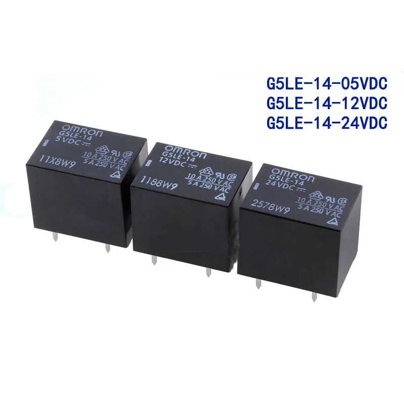 Реле G5LE-14-5VDC G5LE-14-12VDC G5LE-14-24VDC 250V 10A реле T73 5 pin реле 5В/12В/24VDC реле