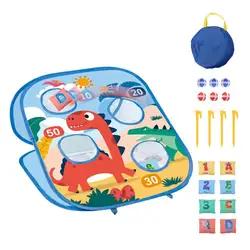 1 conjunto de milho buraco brinquedo olho captura vívido padrão dos desenhos animados dobrável seguro dardo jogo de brinquedo buraco de milho para crianças