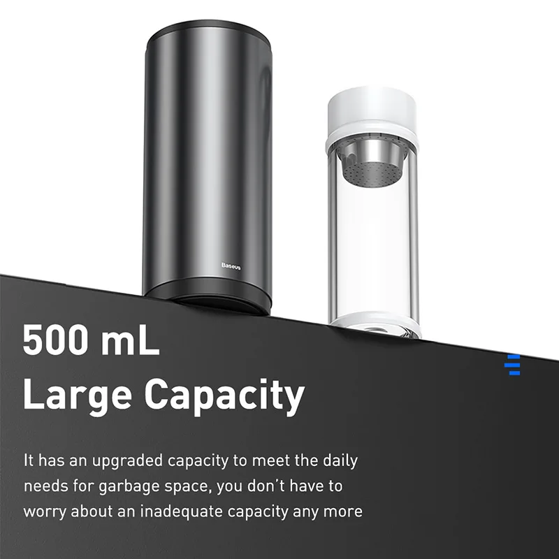 Car Trash Can Baseus Mini Auto Dust Organizer Car Interior Rubbish Bag